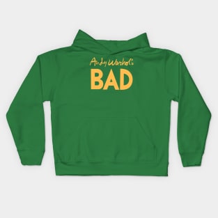 Andy Warhol's BAD (gold) Kids Hoodie